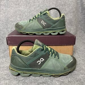 On Cloudace Green Ivy Athletic Trainers Walking Running Shoes Mens Size 8.5 US